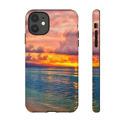 Sunset Beach Seashore Tough Phone Cases