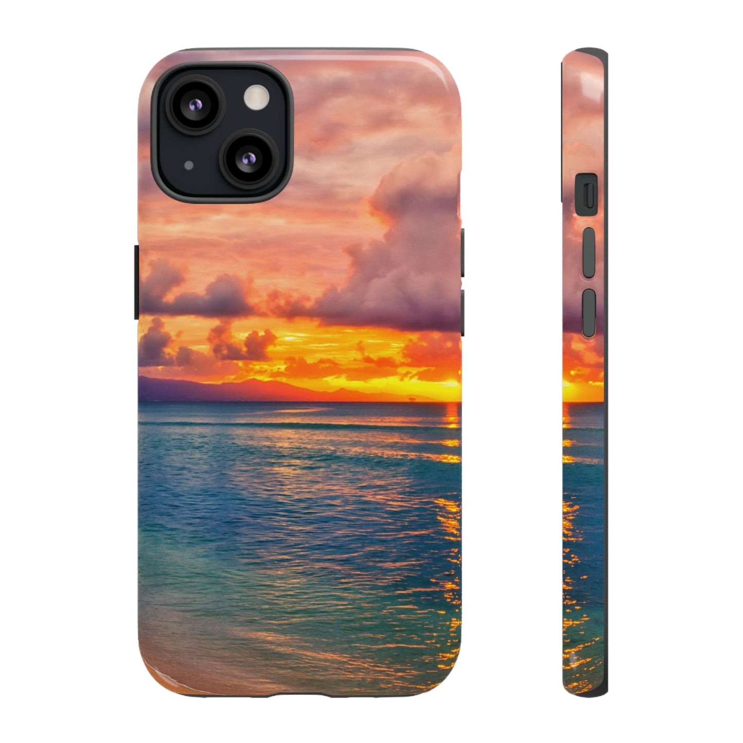 Sunset Beach Seashore Tough Phone Cases